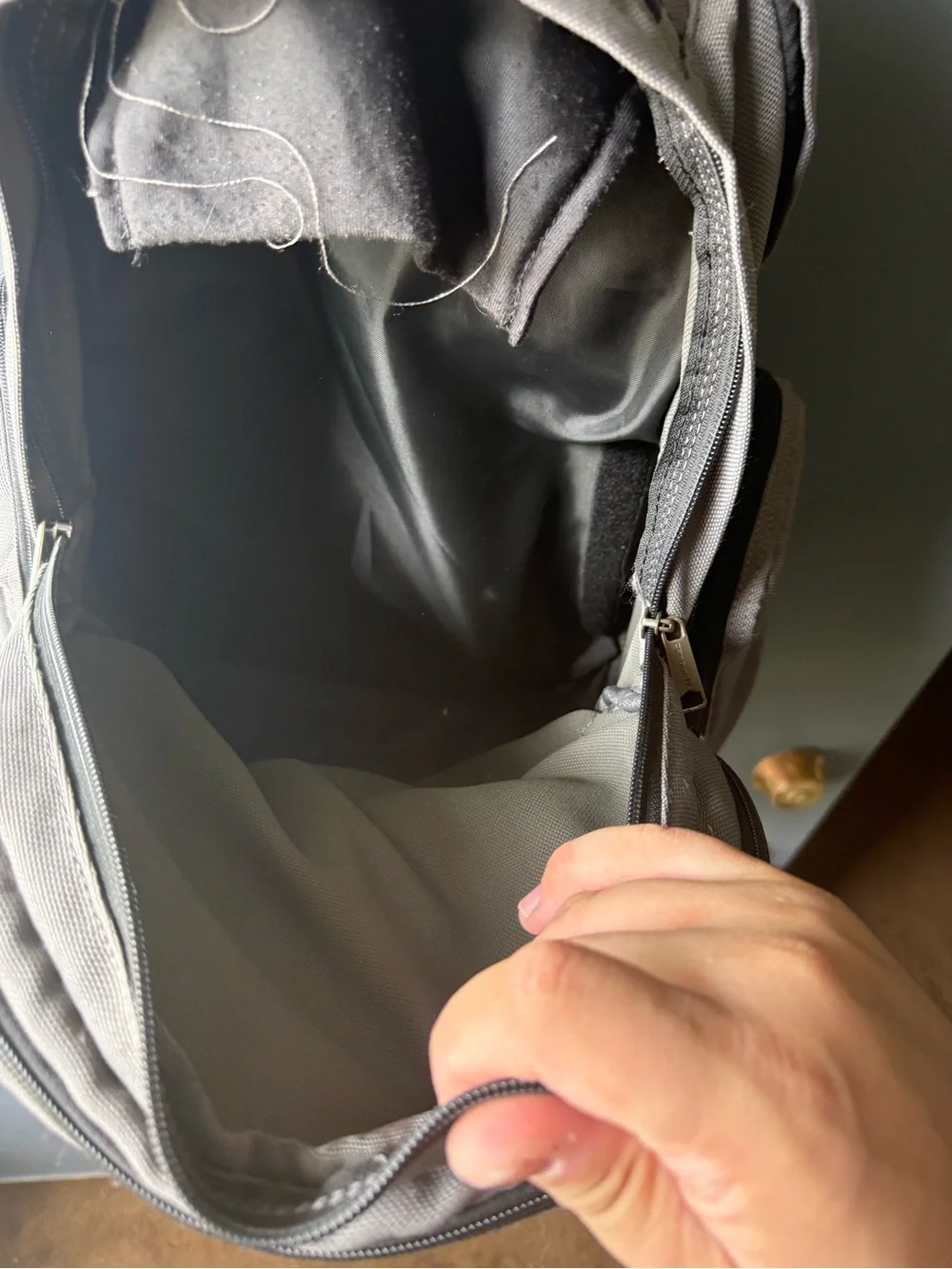 Carhartt Men’s Gray Backpack with Carhartt Patch 37L